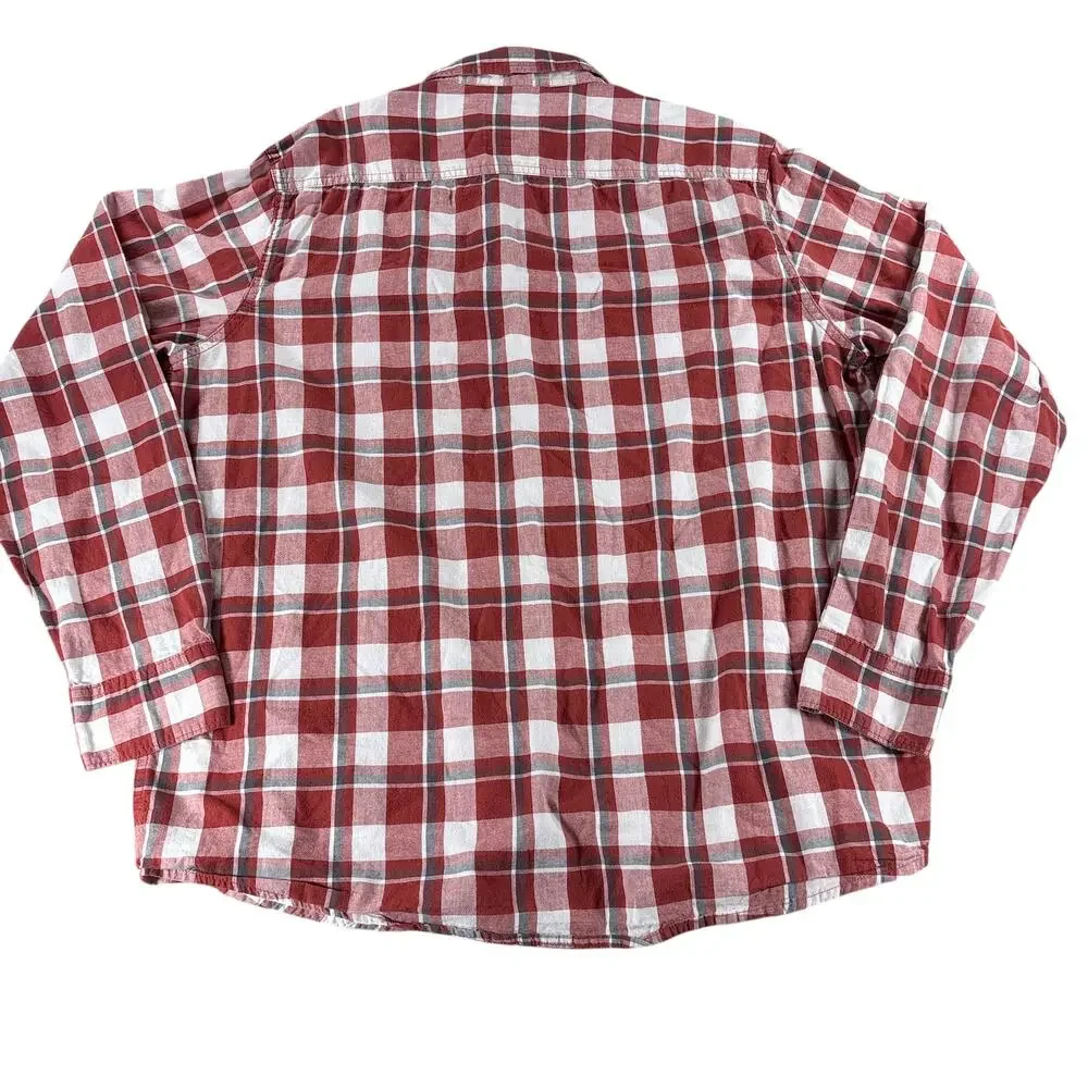 2 Wrangler Jeans Co, Plaid Long Sleeve Shirts - Men's Sz‎ L
